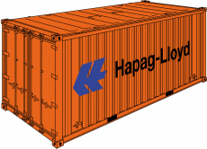 20 Fuß Standardcontainer