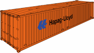 40 Fuß Standardcontainer