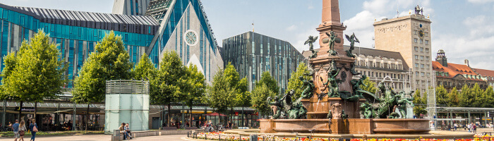 Augustusplatz Stadt Leipzig