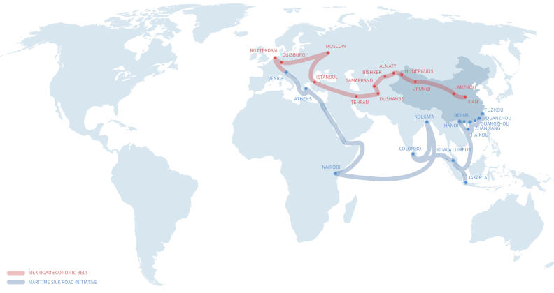 Güterverkehr zwischen China und Europa