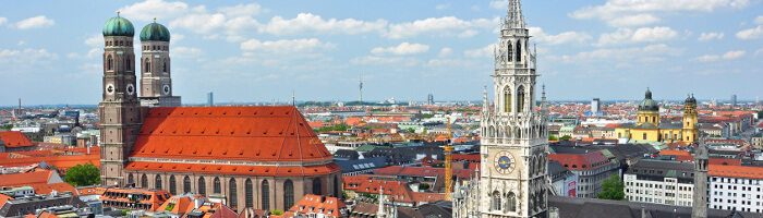 München Stadt Skyline