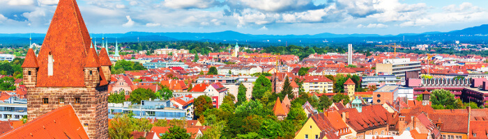 Nürnberg Stadt Skyline